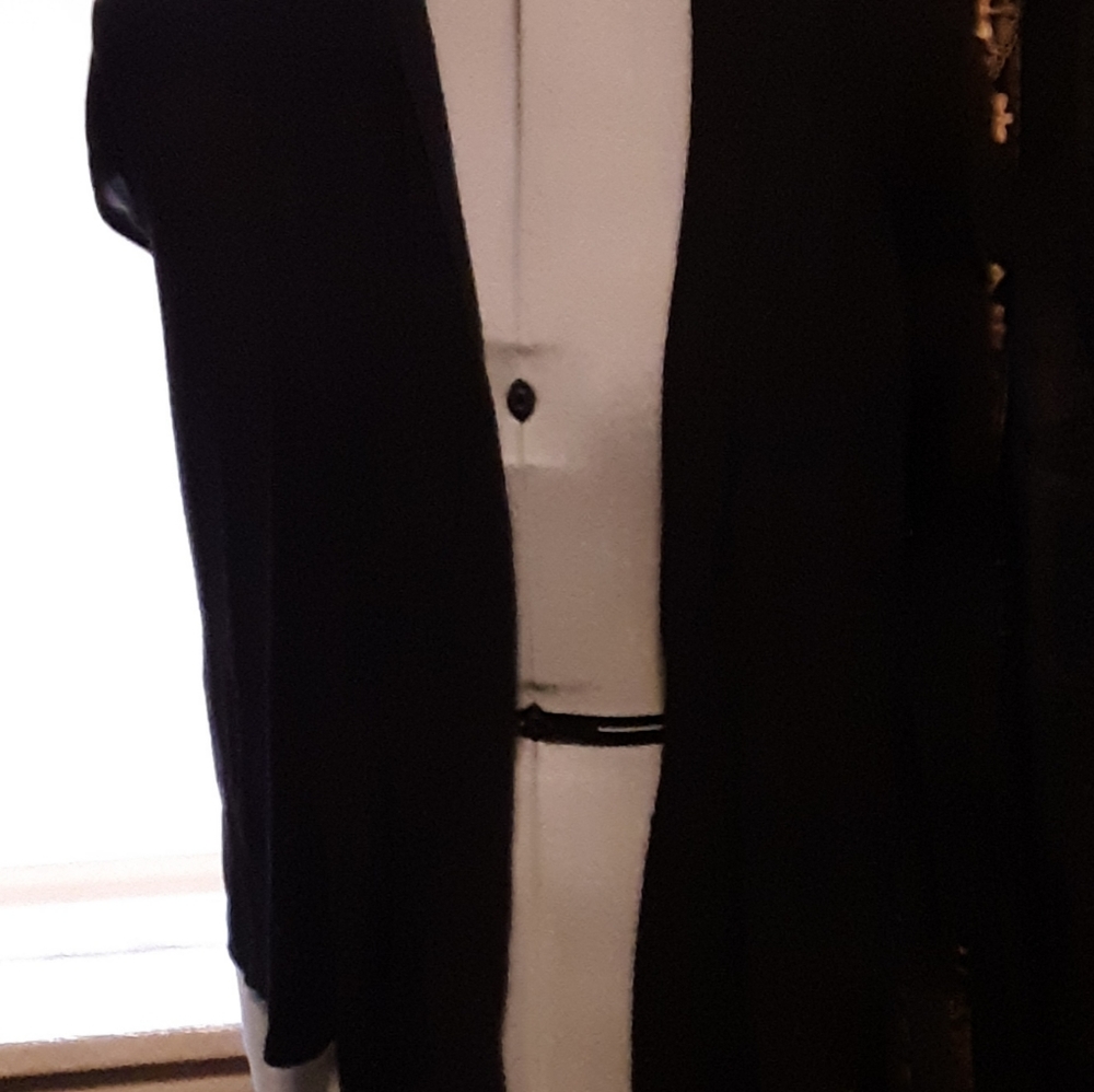 Black summer cardigan